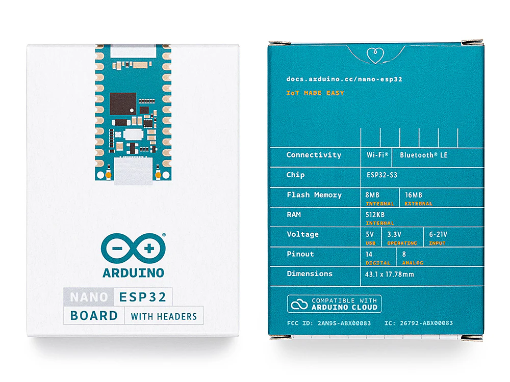 arduinonanoesp32withheaders
